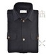 John Miller Stretch Cotton Blend Overshirt Donker Blauw