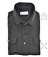 John Miller Stretch Cotton Blend Overshirt Donker Grijs