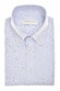 John Miller Striped Slim Casual Organic Cotton Oxford Button-Down Overhemd Licht Blauw