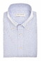 John Miller Striped Slim Casual Organic Cotton Oxford Button-Down Overhemd Licht Blauw