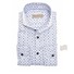 John Miller Tailored Medallion Grid Overhemd Licht Blauw