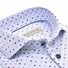 John Miller Tailored Medallion Grid Overhemd Licht Blauw