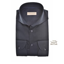 John Miller Tailored Non Iron Uni Overhemd Donker Blauw