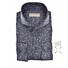 John Miller Tailored Petal Pattern Overhemd Donker Blauw