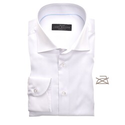John Miller Tailored Uni Non Iron Overhemd Wit