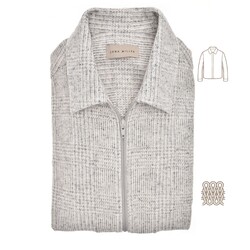 John Miller Ton-Sur-Ton Fashionable Overshirt Light Grey