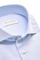 John Miller Uni Color Cotton Non-Iron Wide-Spread Collar Overhemd Licht Blauw