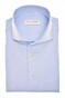 John Miller Uni Color Cotton Non-Iron Wide-Spread Collar Overhemd Licht Blauw