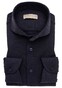 John Miller Uni Slim Stretch Overhemd Donker Blauw