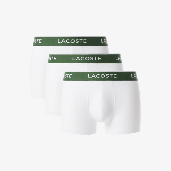 Lacoste 3-Pack Cotton Stretch Trunk Ondermode Wit