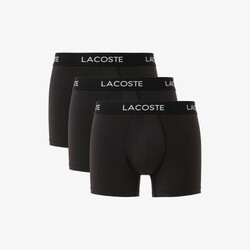 Lacoste 3-Pack Trunk Microfiber Ondermode Zwart