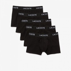 Lacoste 5Pack Iconic Uni Cotton Trunks Ondermode Zwart