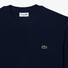 Lacoste Crew Neck Classic Fit Cotton Jersey Croc Emblem T-Shirt Donker Blauw