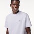 Lacoste Crew Neck Classic Fit Cotton Jersey Croc Emblem T-Shirt Phoenix Blue