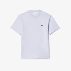 Lacoste Crew Neck Classic Fit Cotton Jersey Croc Emblem T-Shirt Phoenix Blue