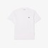 Lacoste Crew Neck Classic Fit Cotton Jersey Croc Emblem T-Shirt Wit