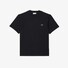 Lacoste Crew Neck Classic Fit Cotton Jersey Croc Emblem T-Shirt Zwart