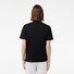 Lacoste Crew Neck Classic Fit Cotton Jersey Croc Emblem T-Shirt Zwart