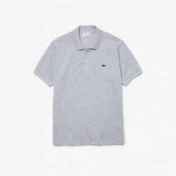 Lacoste Crocodile Caiman Melange Polo Silver Chine