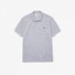 Lacoste Crocodile Caiman Melange Polo Silver Chine