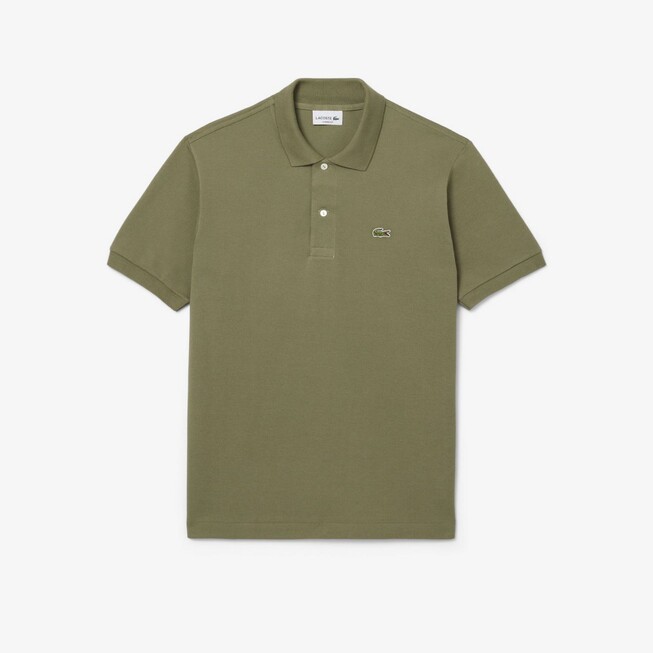 Lacoste Crocodile Caiman Polo Khaki Green