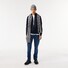Lacoste High Neck Zip Cardigan Vest Navy Blue