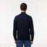 Lacoste High Neck Zip Cardigan Vest Navy Blue