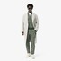 Lacoste Paris Jacquard Fantasy Pattern Cardigan Green-Sinople