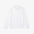 Lacoste Paris Stretch Cotton Piqué Hidden Button Placket Long Sleeve Polo Wit