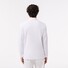 Lacoste Paris Stretch Cotton Piqué Hidden Button Placket Long Sleeve Polo Wit