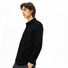 Lacoste Paris Stretch Cotton Piqué Hidden Button Placket Long Sleeve Polo Zwart