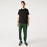 Lacoste Premium Fine Pima Cotton Jersey Crew Neck Croc Emblem T-Shirt Black