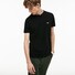 Lacoste Premium Fine Pima Cotton Jersey Crew Neck Croc Emblem T-Shirt Black