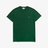 Lacoste Premium Fine Pima Cotton Jersey Crew Neck Croc Emblem T-Shirt Green