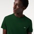 Lacoste Premium Fine Pima Cotton Jersey Crew Neck Croc Emblem T-Shirt Green