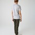 Lacoste Premium Fine Pima Cotton Jersey Crew Neck Croc Emblem T-Shirt Silver Chine