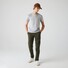 Lacoste Premium Fine Pima Cotton Jersey Crew Neck Croc Emblem T-Shirt Silver Chine