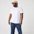 Lacoste Premium Fine Pima Cotton Jersey Crew Neck Croc Emblem T-Shirt White