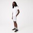 Lacoste Short Jogger Fleece Uni Color Drawstring Waistband Joggingbroek Silver Chine