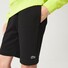 Lacoste Short Jogger Fleece Uni Color Drawstring Waistband Joggingbroek Zwart