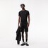 Lacoste Short Jogger Fleece Uni Color Drawstring Waistband Joggingbroek Zwart