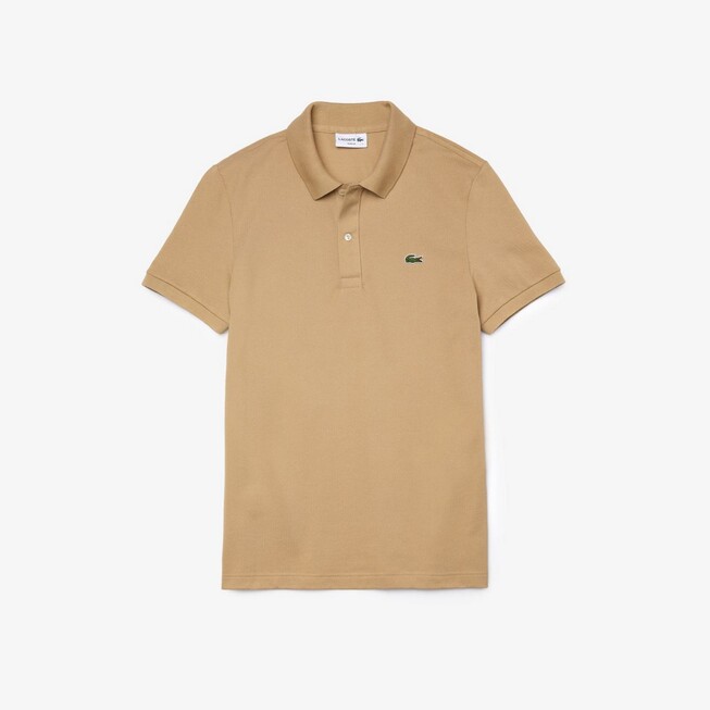 Lacoste Slim-Fit Piqué Polo Beige