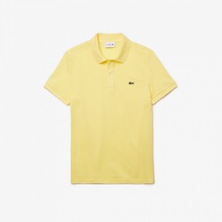 Lacoste Slim-Fit Piqué Polo Geel Melange