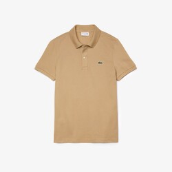 Lacoste Slim-Fit Piqué Polo Poloshirt Beige