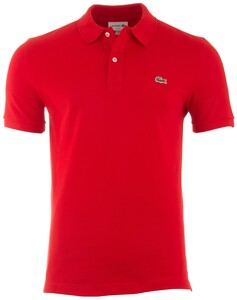Lacoste Slim-Fit Piqué Polo Rood