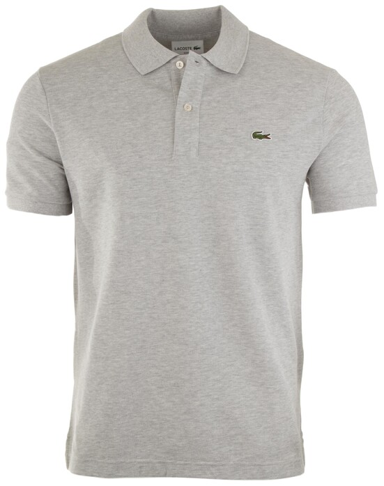 Lacoste Slim-Fit Piqué Polo Silver Chine