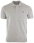 Lacoste Slim-Fit Piqué Polo Silver Chine