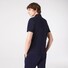 Lacoste Smart Paris Stretch Cotton Piqué Hidden Button Placket Poloshirt Dark Evening Blue