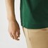 Lacoste Smart Paris Stretch Cotton Piqué Hidden Button Placket Poloshirt Green