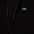 Lacoste Sweat Zipper Hoodie Organic Brushed Cotton Blend Fleece Cardigan Black